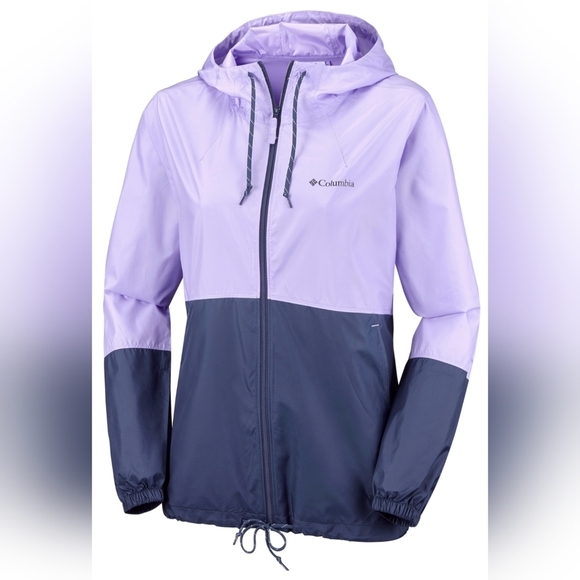 Columbia Jackets & Blazers - Columbia Flash Forward Hood Colorblock Windbreaker Jacket Size S Used Excellent
